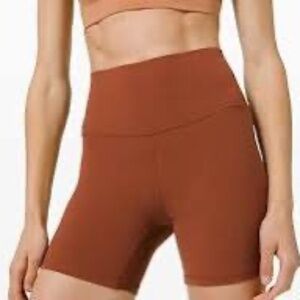 Lululemon Align Short *6" Dark Terracotta sixe 10